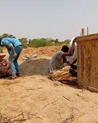 Construction d&#039;un puits